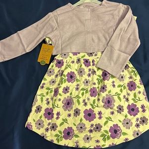 2 piece cardigan dress set